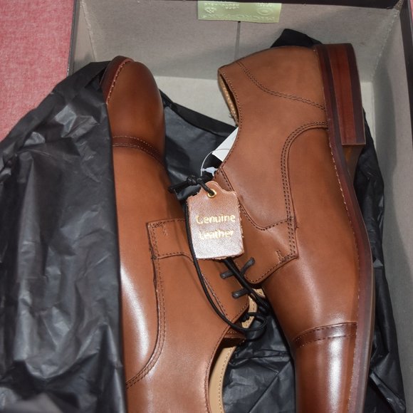 Goodfellow & Co Shoes Mens Brandt Leather Cap Toe Oxford Dress